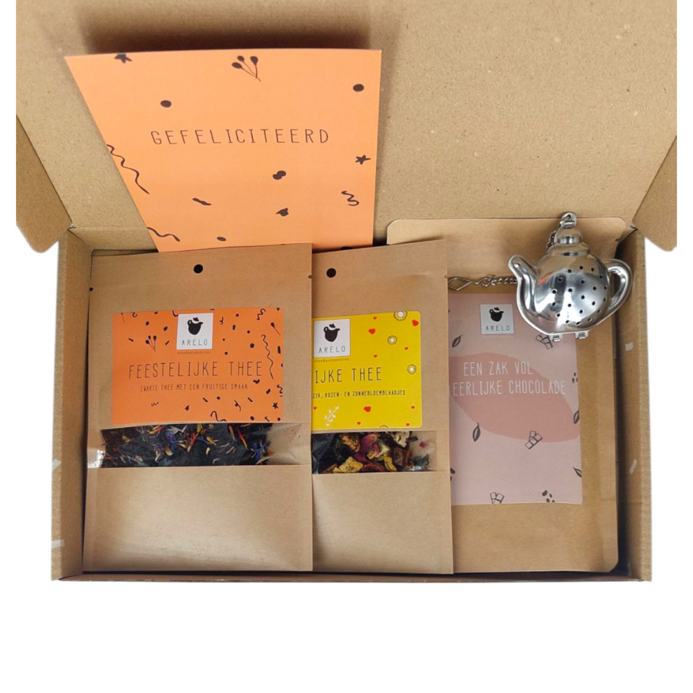 Gefeliciteerd - Thee &amp; Chocolade