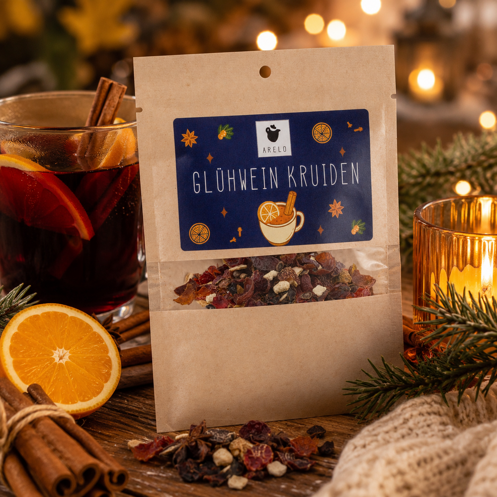 Gl&uuml;hwein zakje sfeer