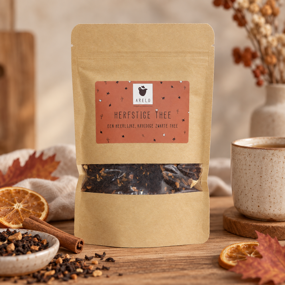 Herfstige thee zak 75 gram sfeer 