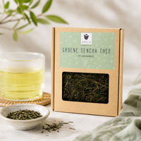 Sencha thee doosje sfeer