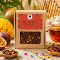 Rooibos mango passievrucht doosje sfeer