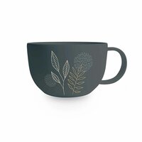 Thee mok XXL antraciet met blad 