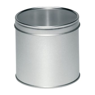 Theeblik met venster rond 100 gram