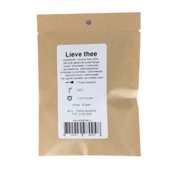 Lieve thee zakje - 25 gram