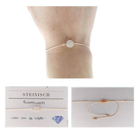 Steinisch Armband Rozenkwarts