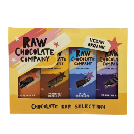 Cadeaubox chocolade Vegan Biologisch Raw chocolate company