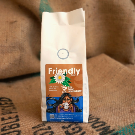 The Bean Specialist - Friendly - Koffiebonen - Cafeïnevrij - 250 gram