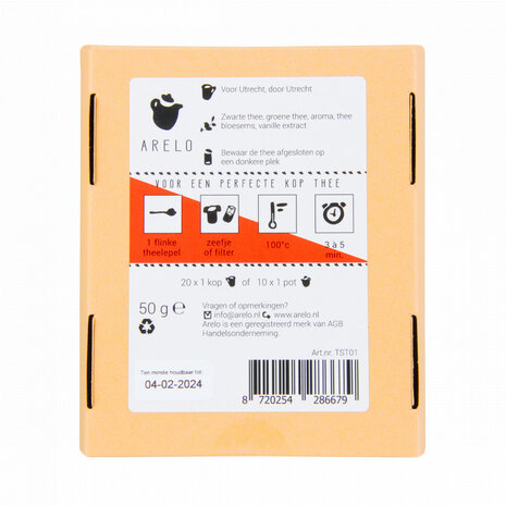 Utrechtse Thee – Groene en Zwarte Thee met citrus en vanille