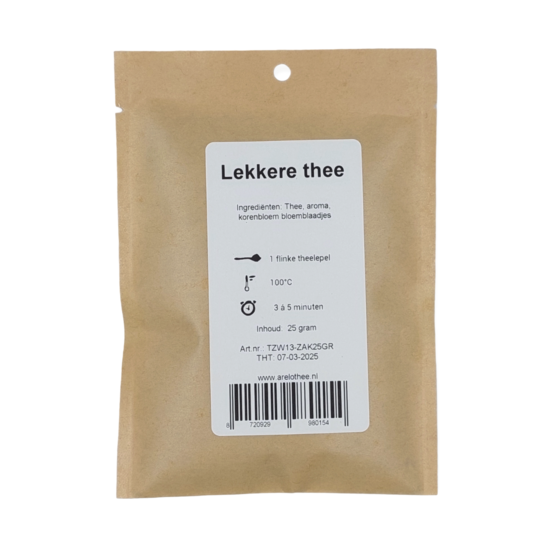 Lekkere thee zakje