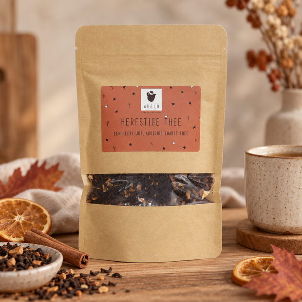 Herfstige thee zak 75 gram sfeer 