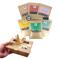  Losse Thee Bestsellers Box - Inclusief Theezeef - Thee Cadeau - 6x25g